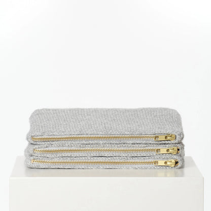 Stine Clutch - Alpakauld - Grey Melange