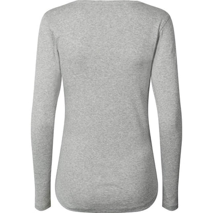 Ivy Bluse - 100% Øko Bomuld - Light Grey Melange