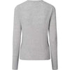 Freja Knit er en langærmede bluse fra Gai Lisva i 100% økologisk bomuld. Denne er i farven 'light grey melange', som er en lysegrå farve