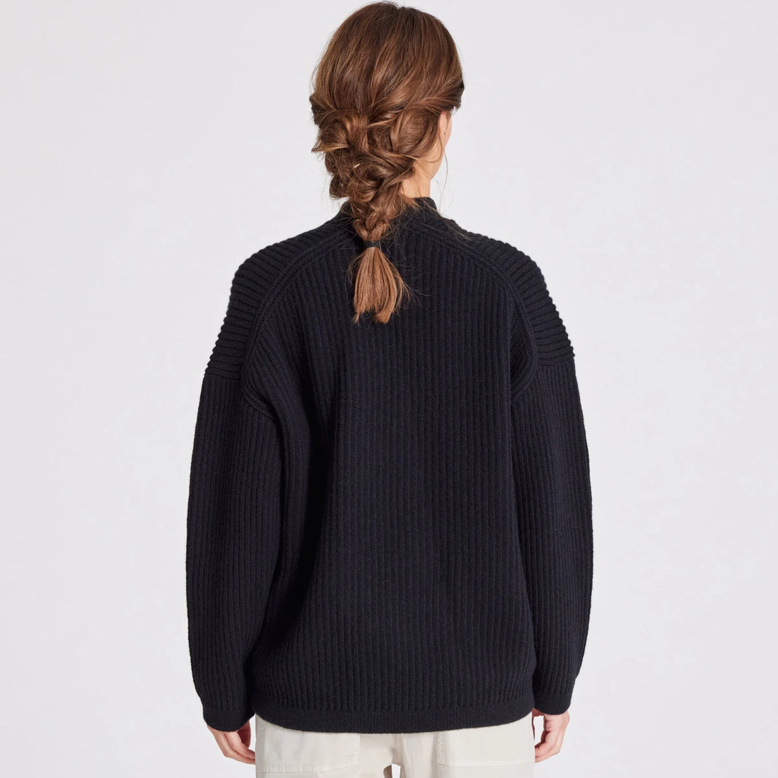 Mette Cardigan - 100% Lambswool - Black