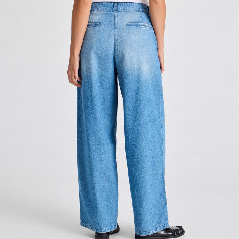 Natalie Bukser - Øko Bomuld - Blue Denim Washed