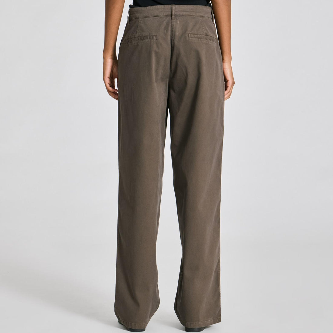 Natalie Bukser - Øko Bomuld - Black Olive