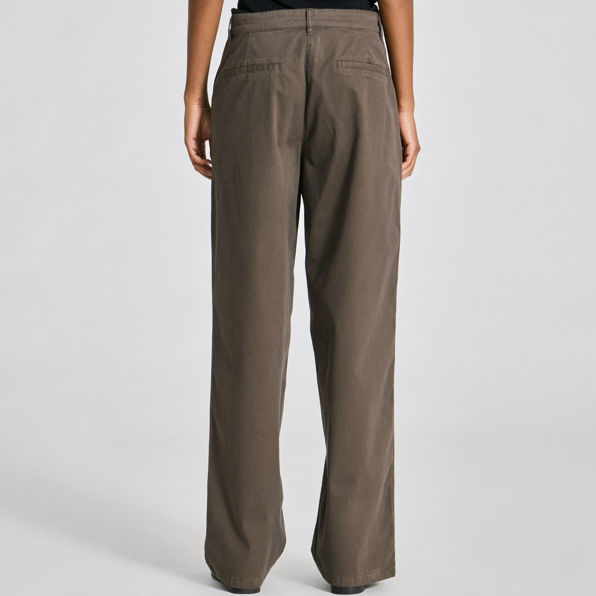 Natalie Bukser - Øko Bomuld - Black Olive