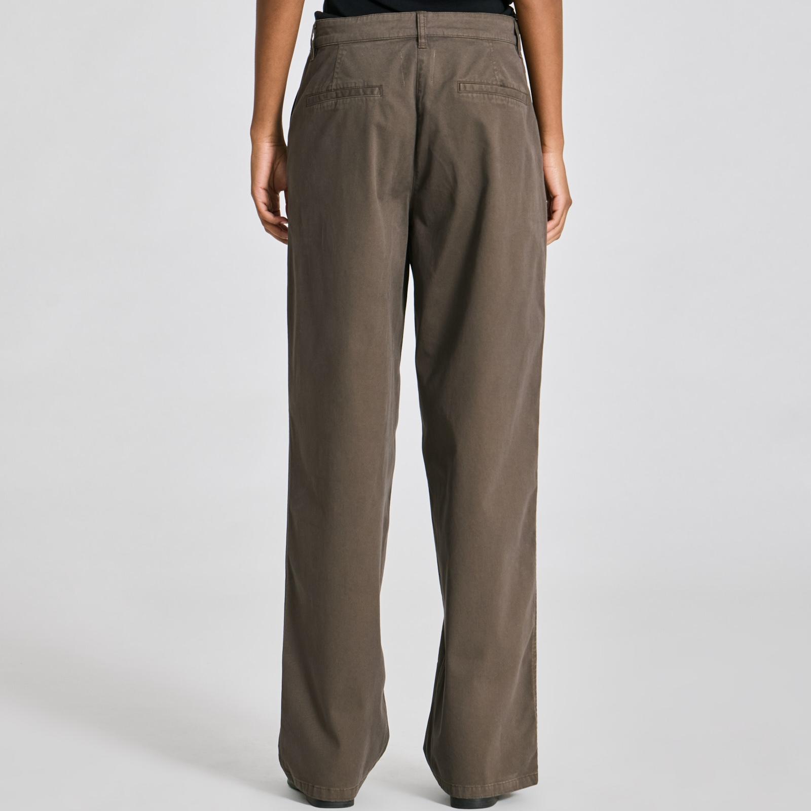 Natalie Bukser - Øko Bomuld - Black Olive
