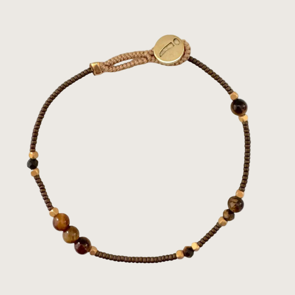 Lulu Bold Perlearmbånd - Bronze (GM06)