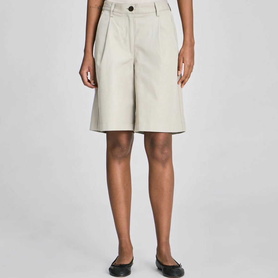 Gerda Shorts - Øko Bomuld - Ancient Grey