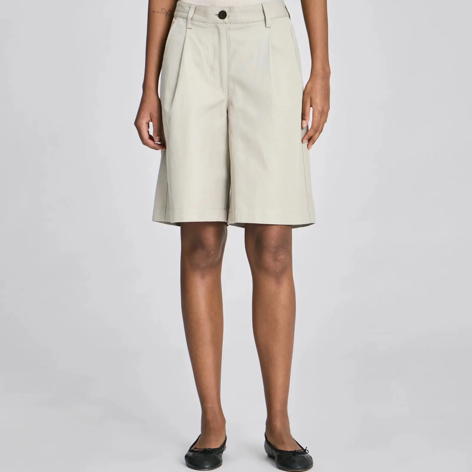 Gerda Shorts - Øko Bomuld - Ancient Grey