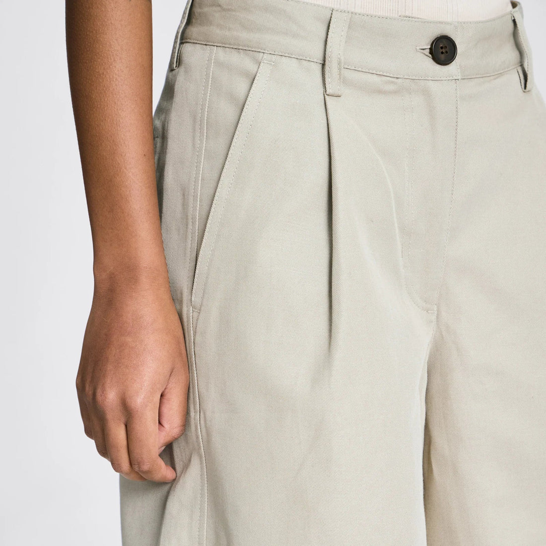 Gerda Shorts - Øko Bomuld - Ancient Grey