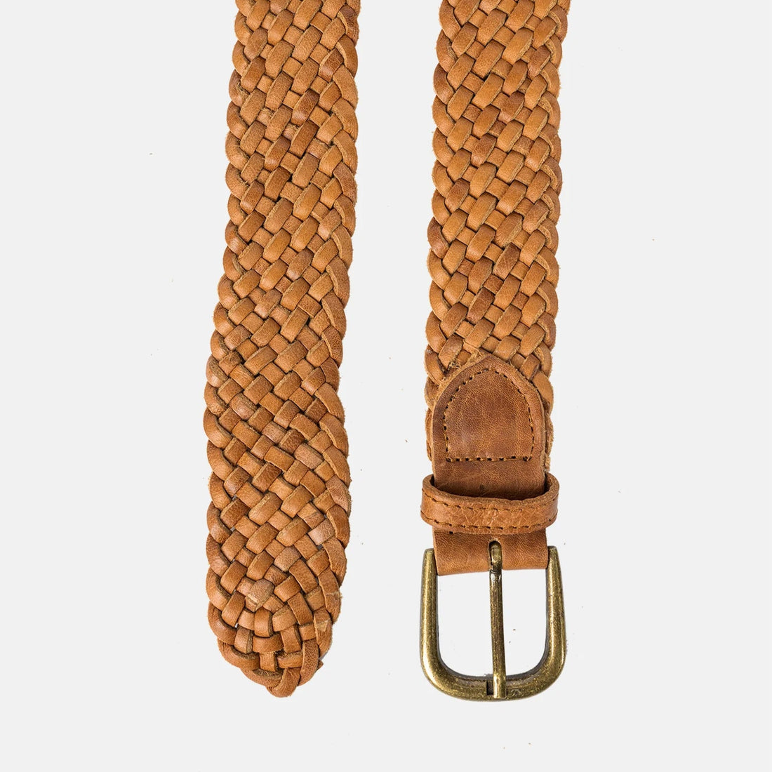 Harper Læderbælte - Walnut