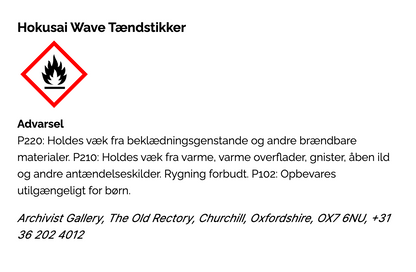 Tændstikker - Hokusai Wave