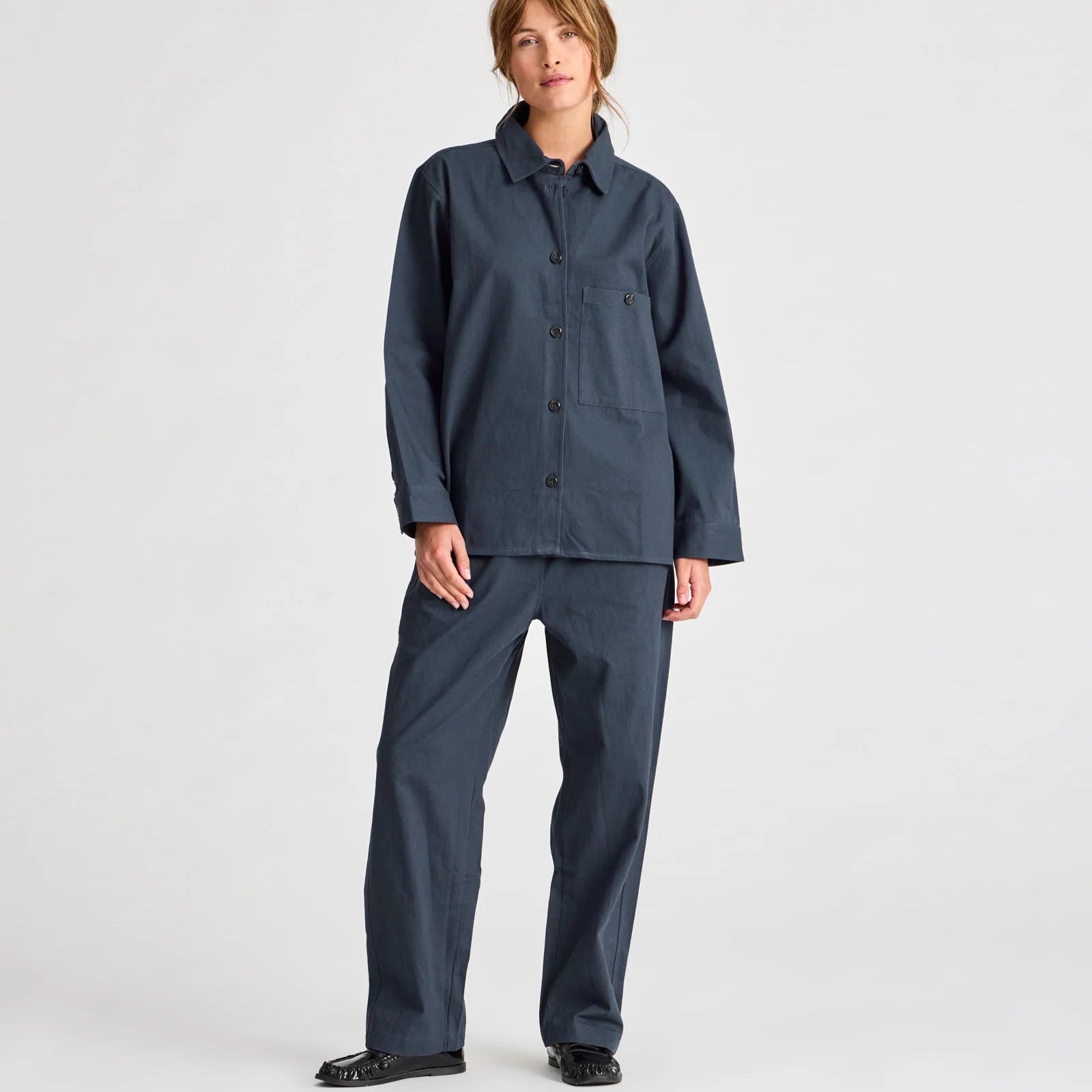 Ida Bukser - Øko Bomuld - Denim Blue