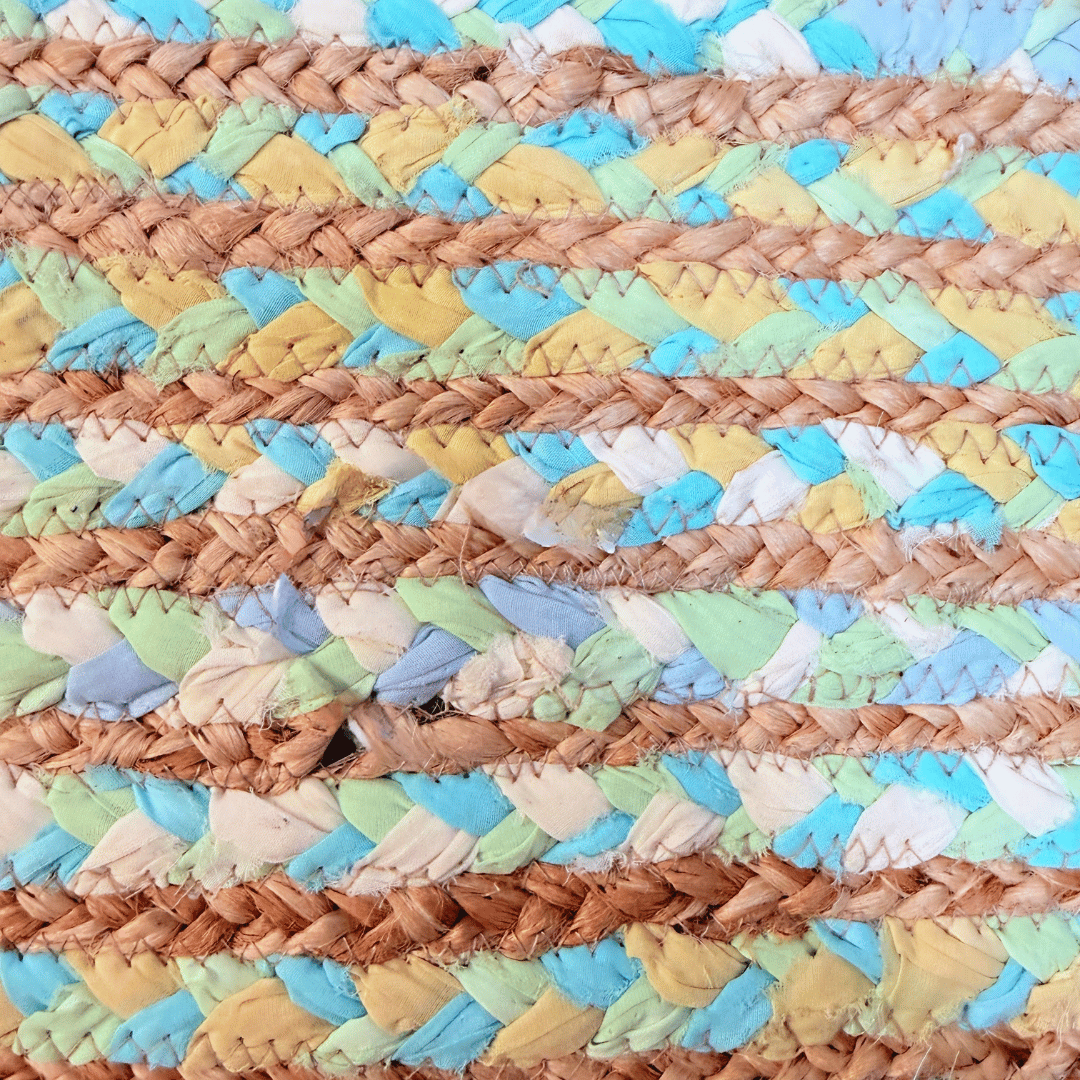 Flettet måtte fra JOU quilts. Kun 1 af hver slags. 