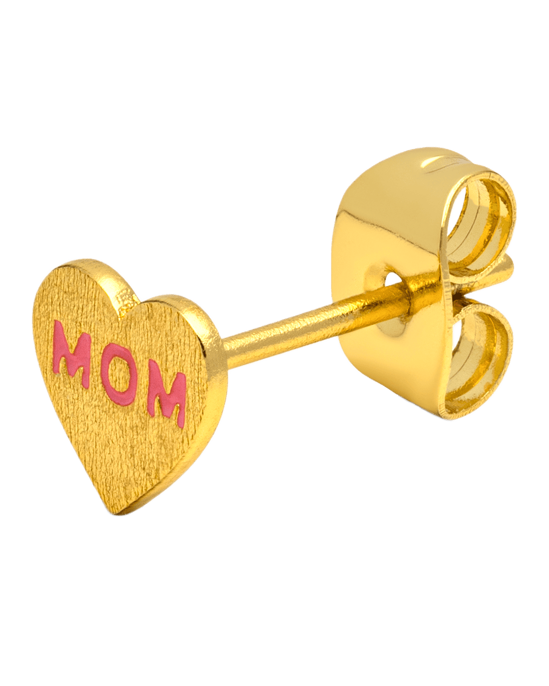 Heart Mom Ørering - Guld
