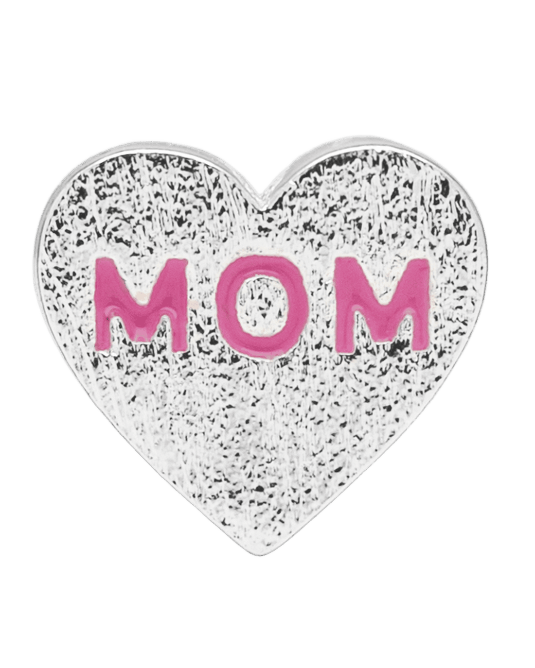 Heart Mom Ørering - Sølv