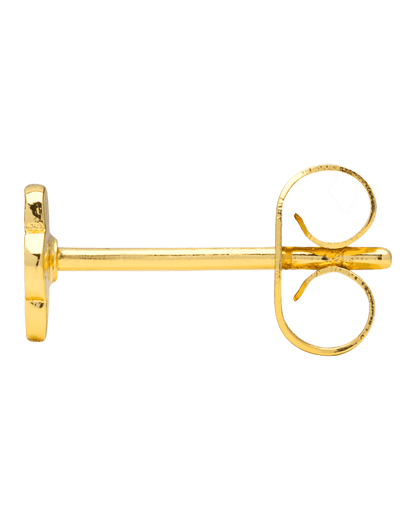 Ørestik/ørering fra LULU CPH i guld som er formet som en anemone