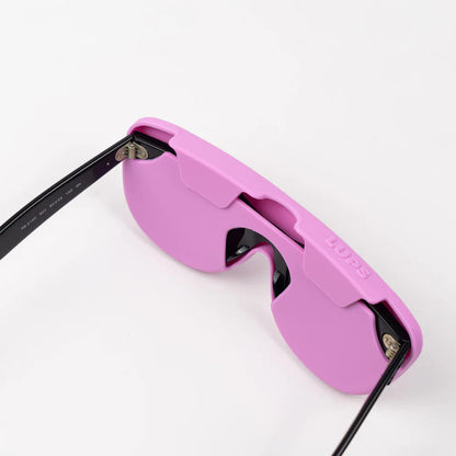 Brilleetui i lilla fra Lups The Case til briller på farten