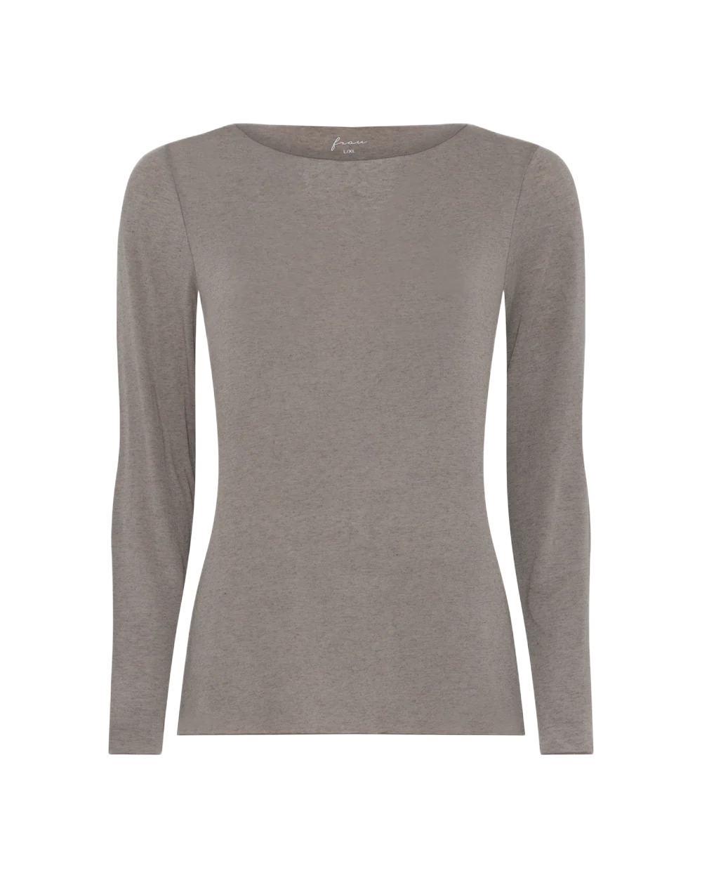 Langærmet top fra Frau i farven Fallen Rock. Toppen er i cashmere. 