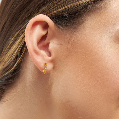 Love U Dangling Ørering - Guld