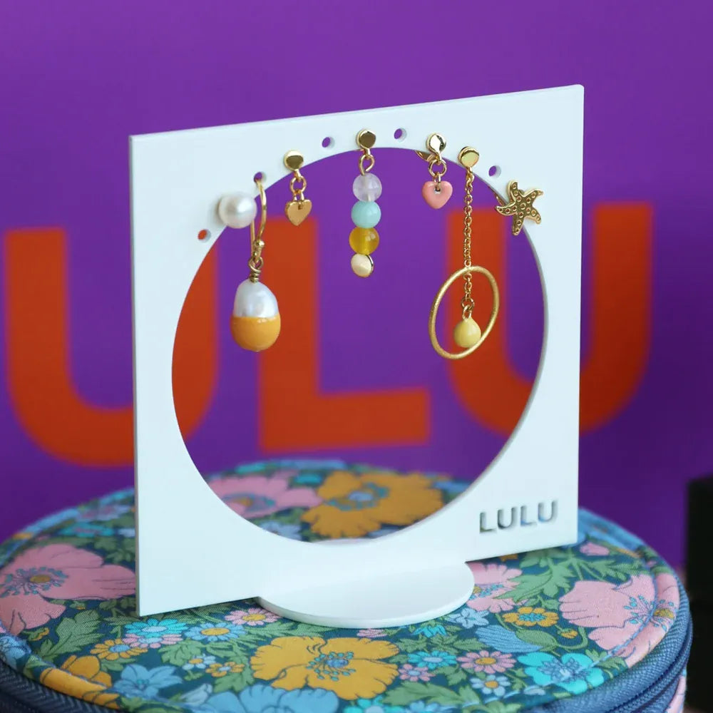 Love U Dangling Ørering - Guld