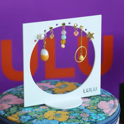 Love U Dangling Ørering - Guld