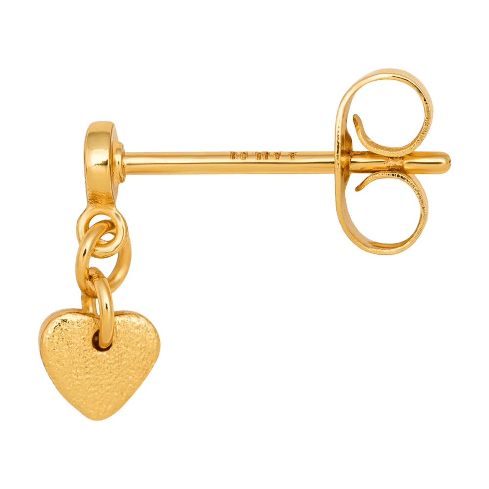 Love U Dangling Ørering - Guld