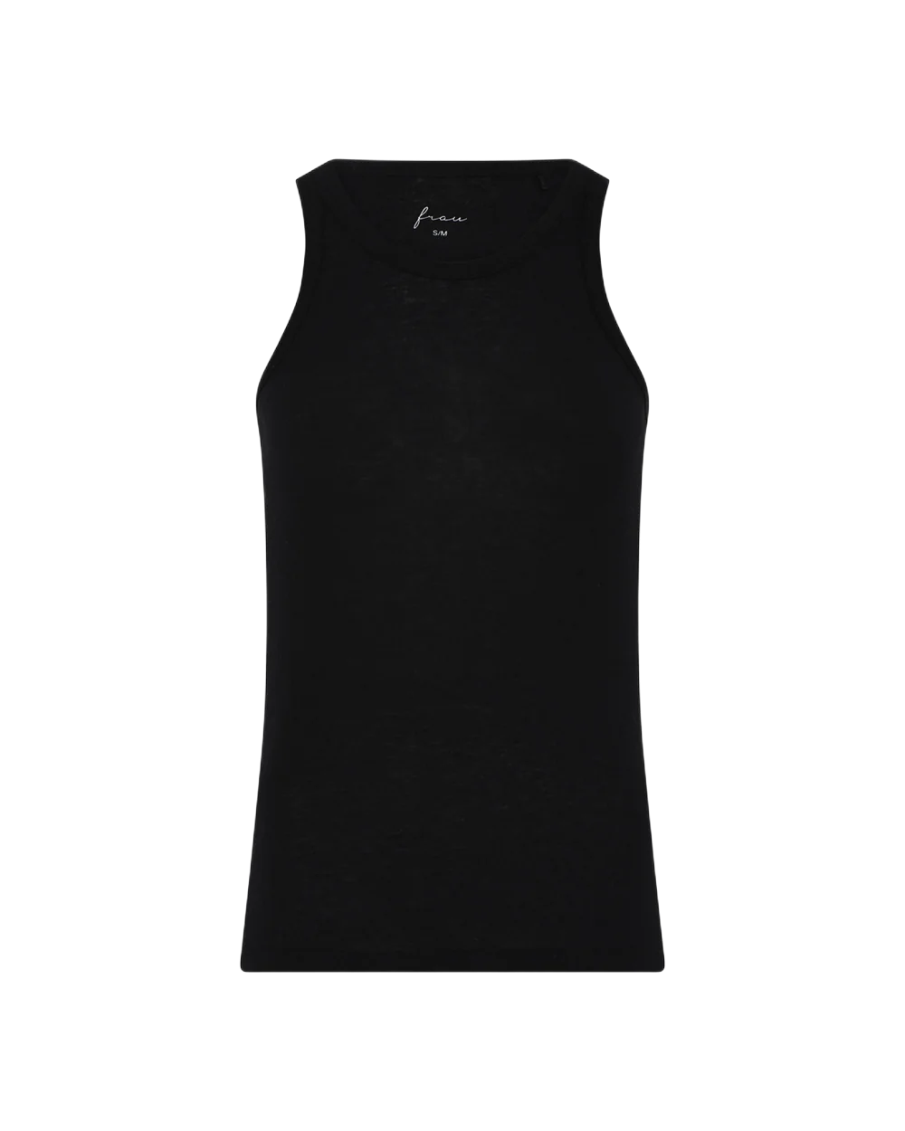 Sort Lucca cashmere tank top fra Frau 