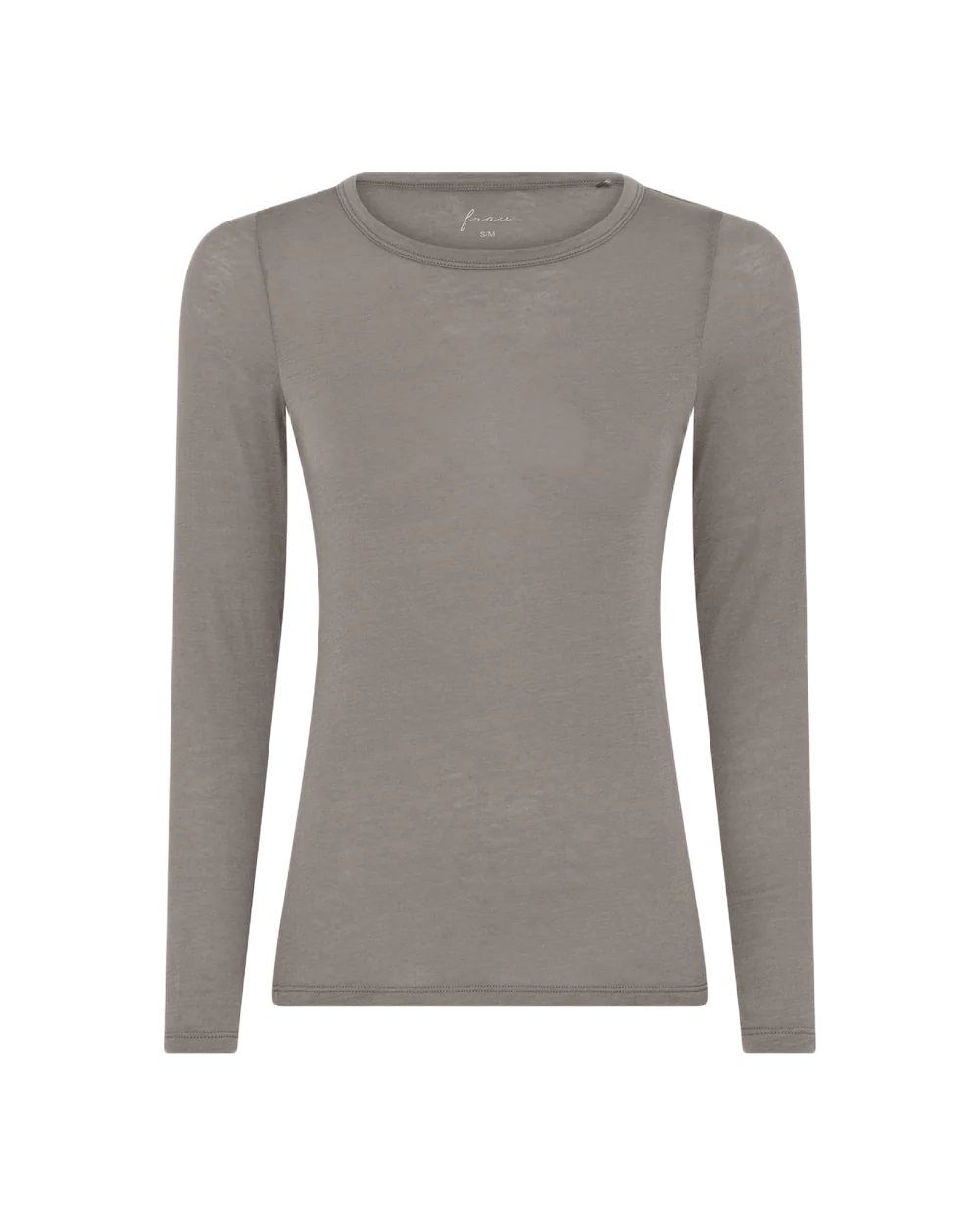 Langærmet top fra Frau i farven Fallen Rock