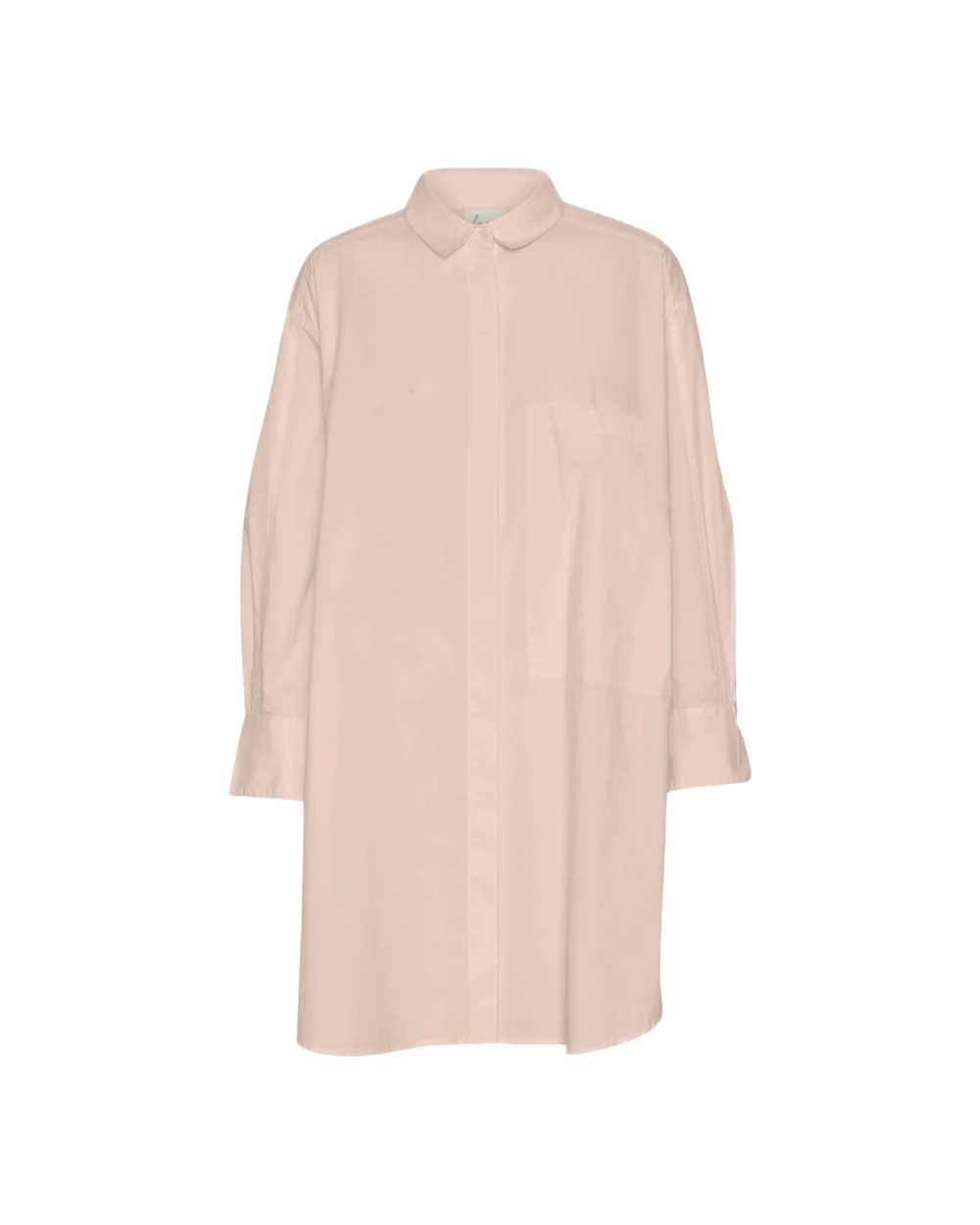 Lyon lang skjorte i farven Soft Pink fra Frau. 