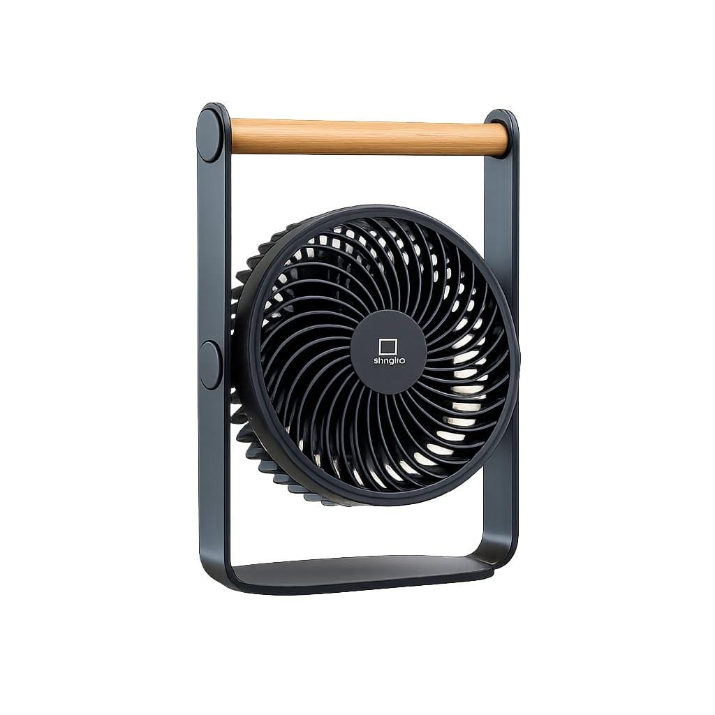 Lyra - Genopladelig Ventilator - Space Grey