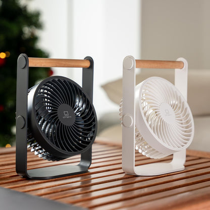 Lyra - Genopladelig Ventilator - Space Grey