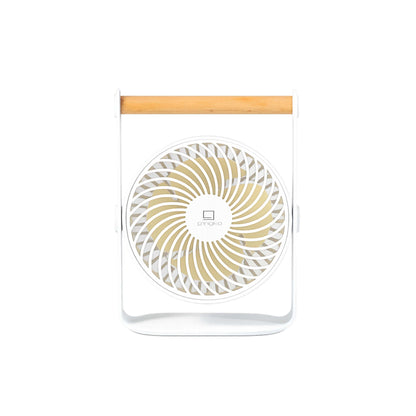 Lyra - Genopladelig Ventilator - White