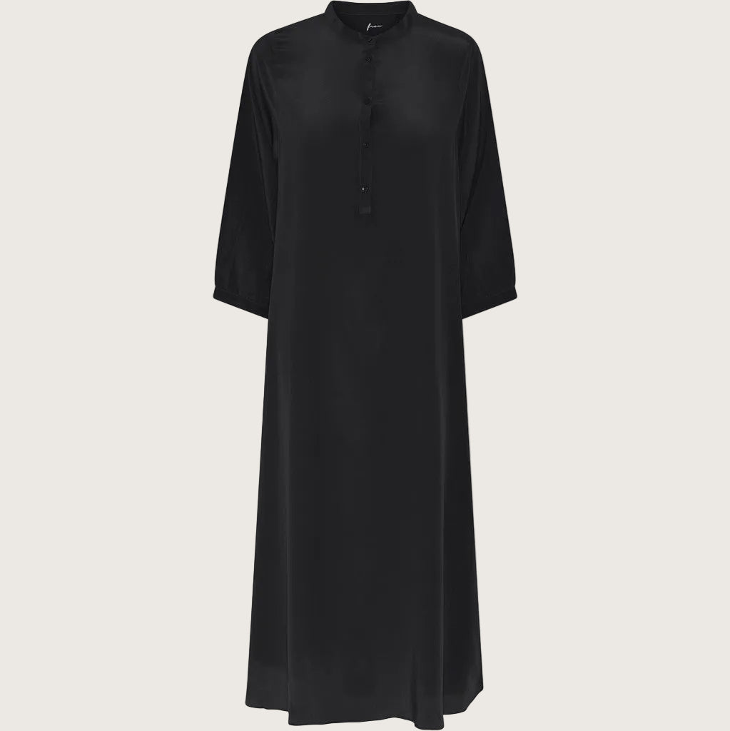 Madrid Kjole - Silke - Black