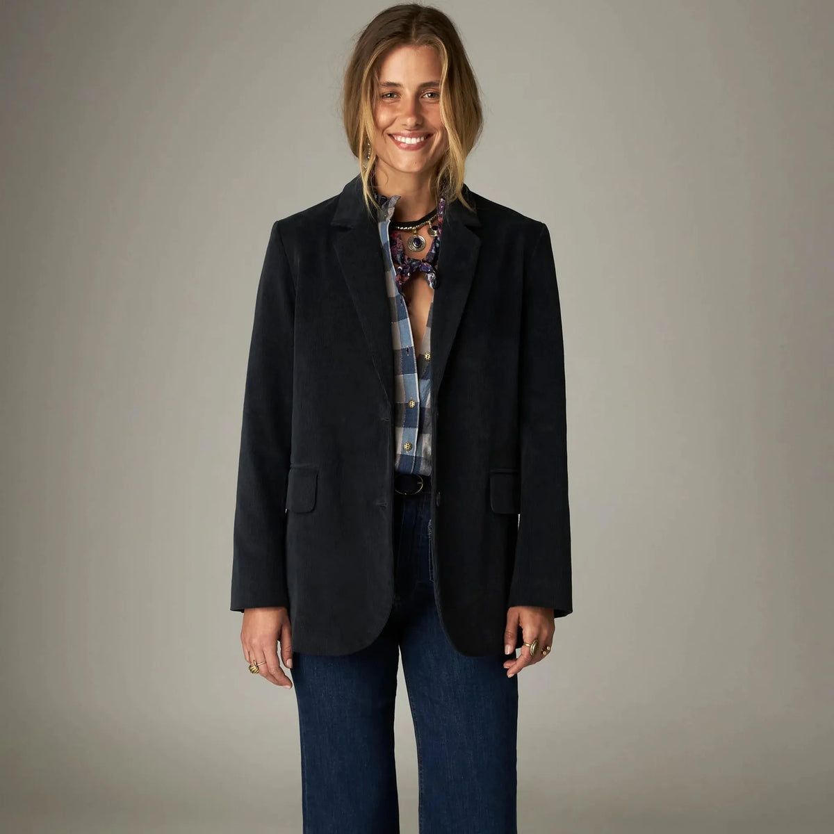 Camarón Blazer Jakke - Slate Grey