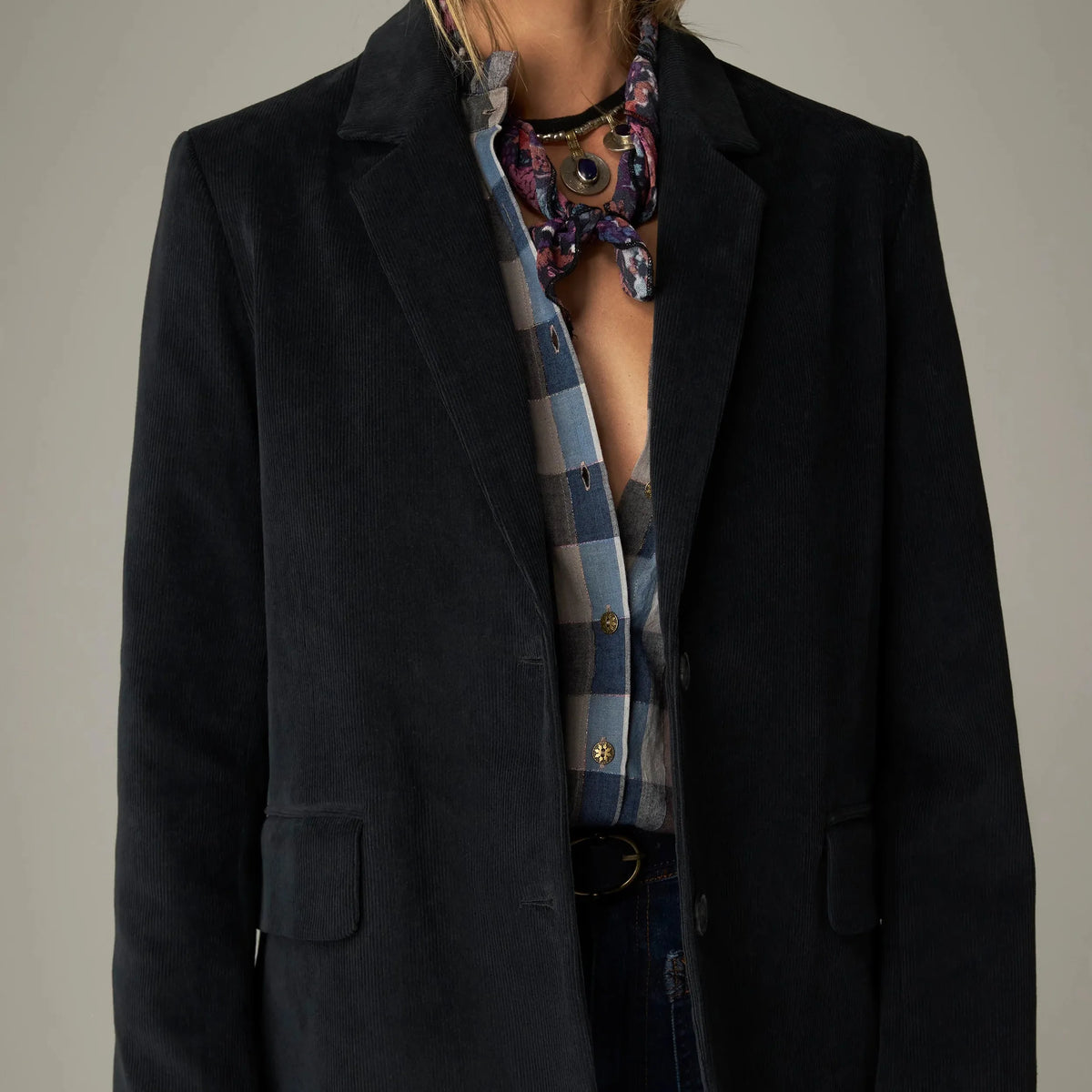 Camarón Blazer Jakke - Slate Grey
