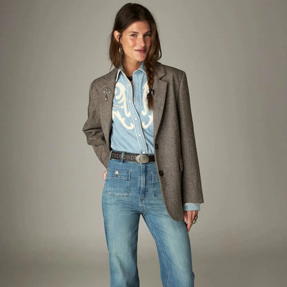 Nico Blazer Jakke - Chocolate Chaud