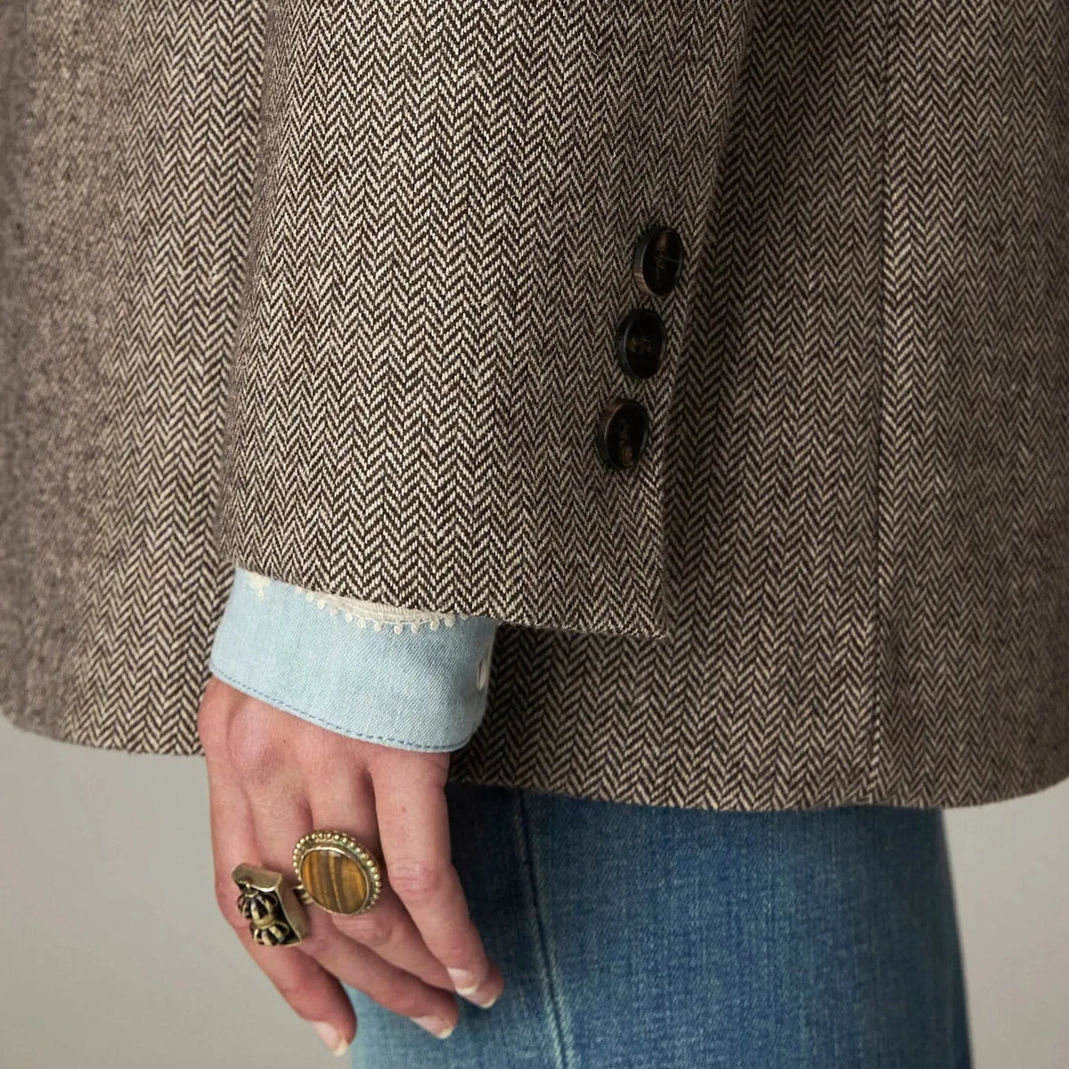 Nico Blazer Jakke - Chocolate Chaud