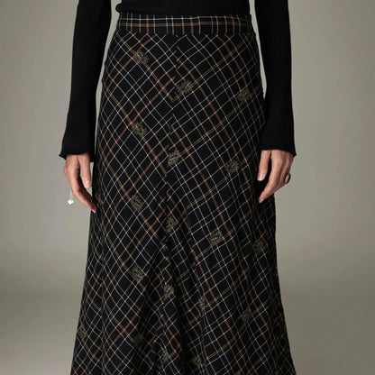 Nelly Nederdel - Noir Plaid