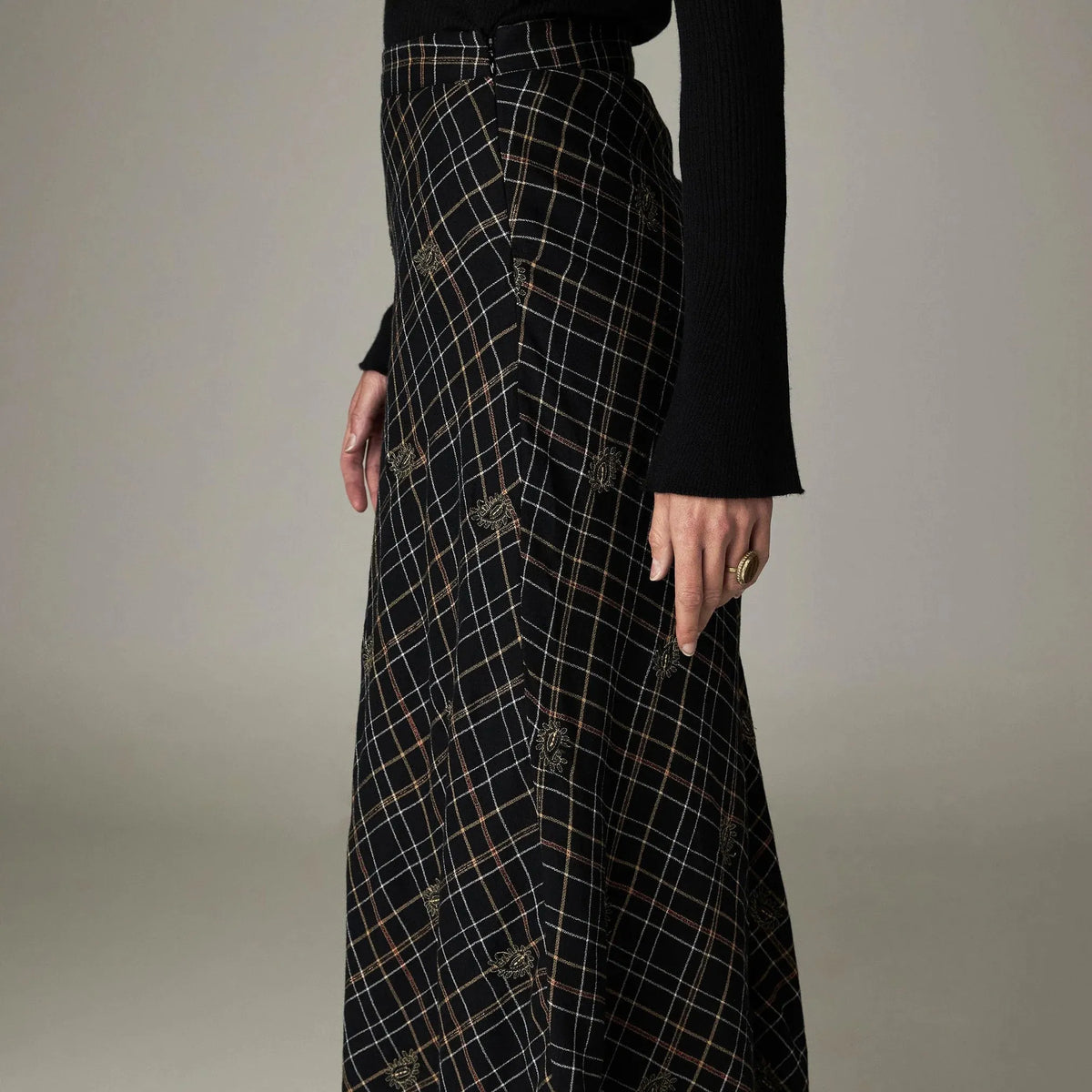 Nelly Nederdel - Noir Plaid