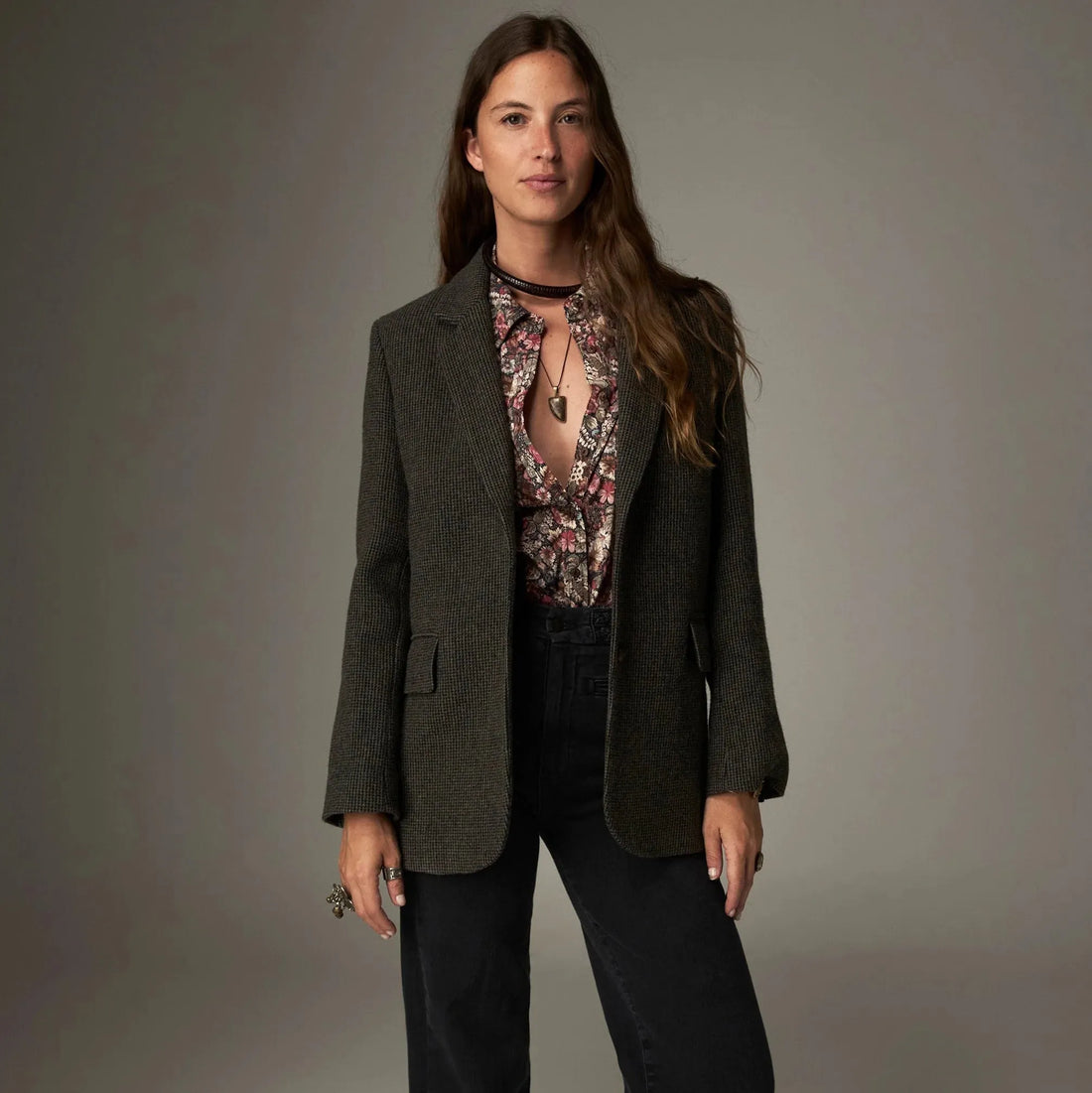 Camarón Blazer Jakke - Mossy