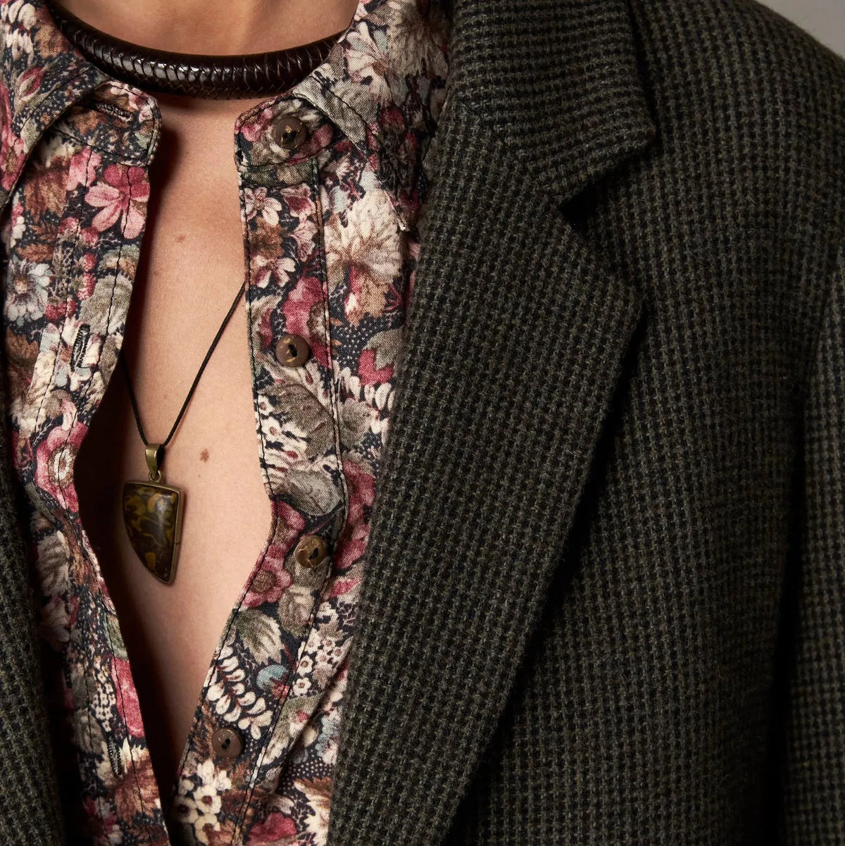 Camarón Blazer Jakke - Mossy