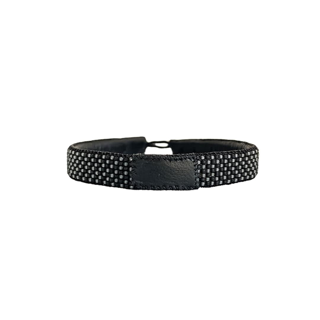 Men Mesh Perlearmbånd - Black/Grey (MB04)