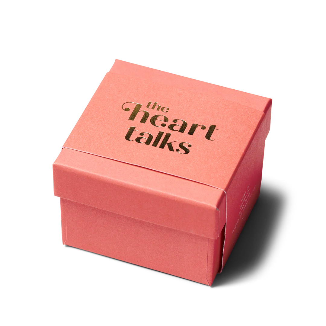 The Heart Talks er det første spil i The Talks-serien. Spørgsmålene kredser om alt det lyse, men også svære, i livet, og gør sig godt i hyggelige stunder med de nærmeste.