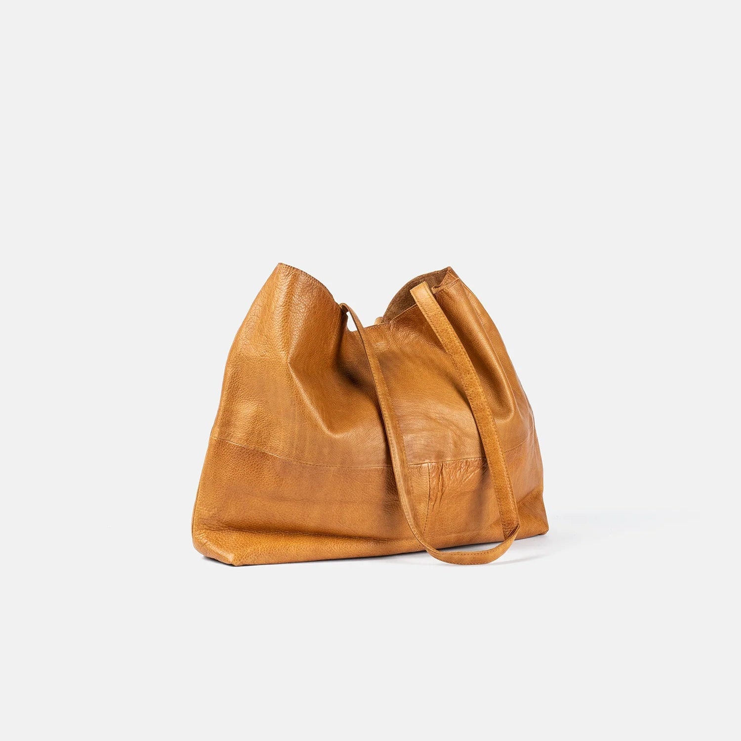 Marlo, Stor Urban Skuldertaske - Burned Tan