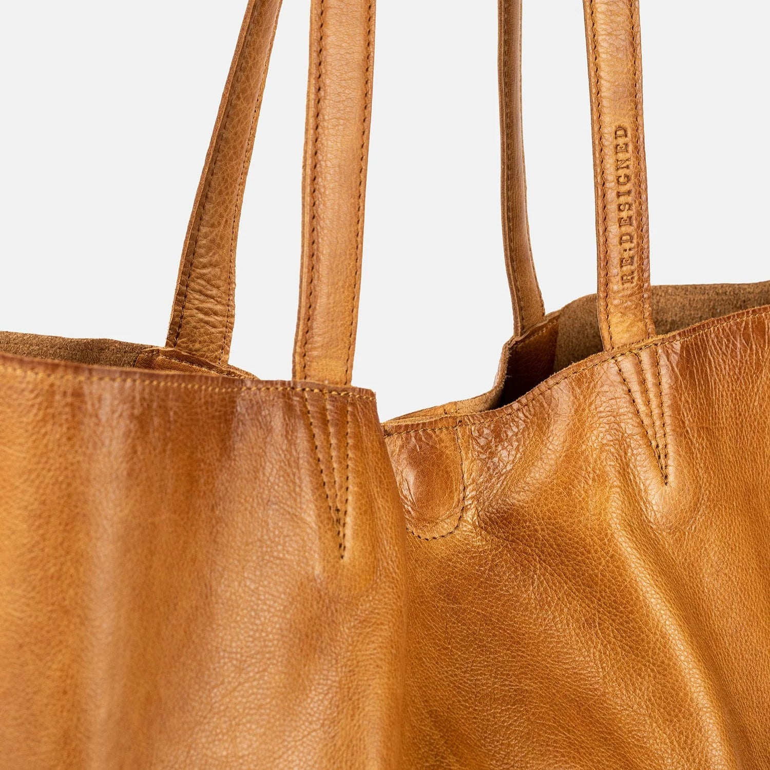 Marlo, Stor Urban Skuldertaske - Burned Tan