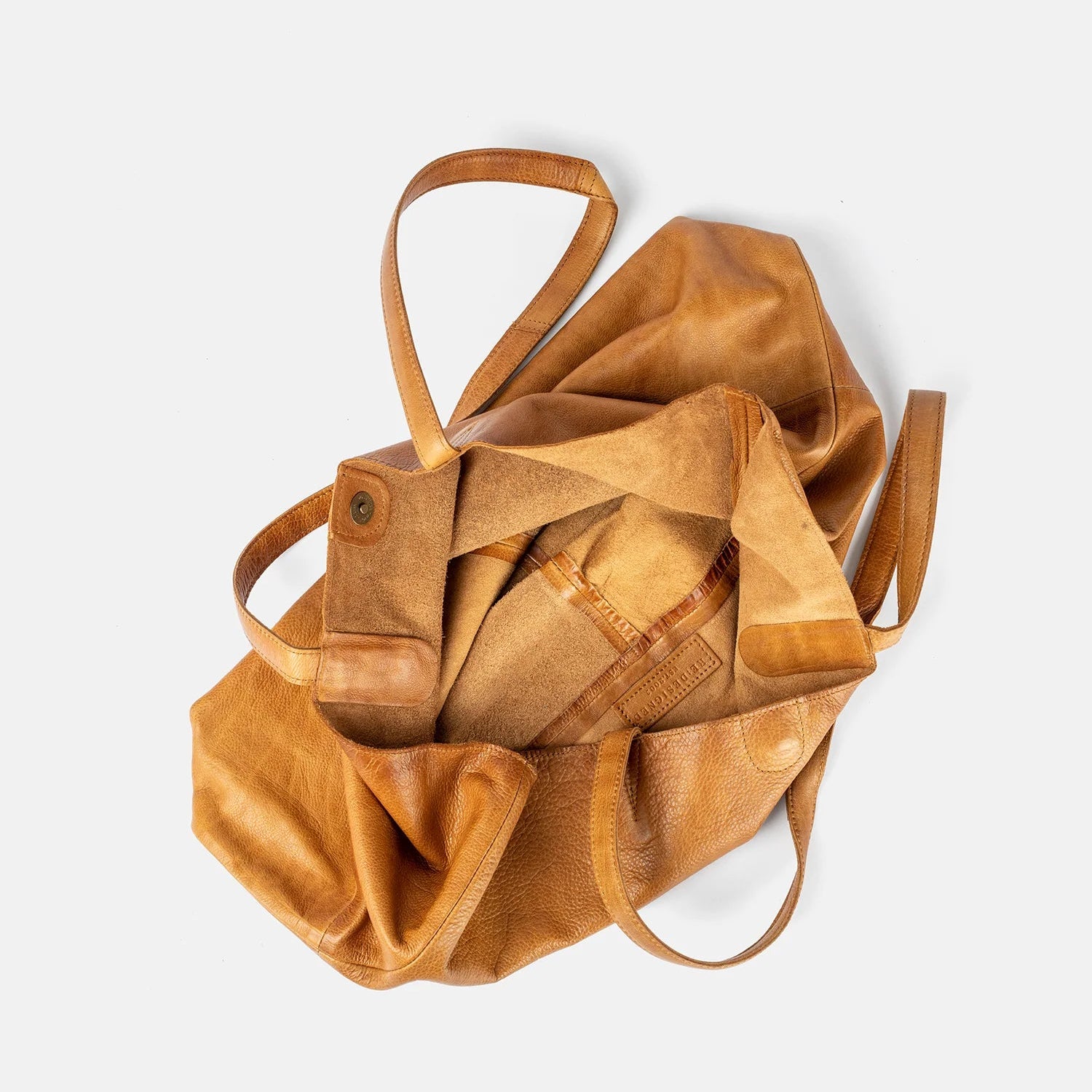 Marlo, Stor Urban Skuldertaske - Burned Tan