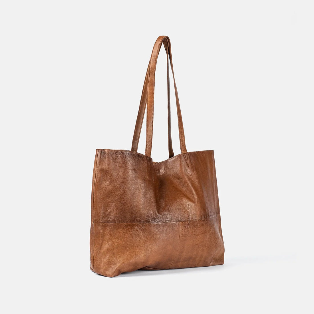 Marlo, Stor Urban Skuldertaske - Walnut