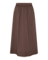 Melbourne nederdel i Frau er ekstra lang og har et stilrent og enkelt look. Melbourne nederdel coffee quartz