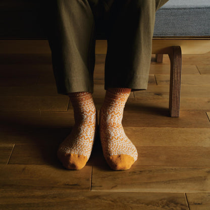 OSLO Sokker Jacquard - Uld - Lantern Orange (NK0101)