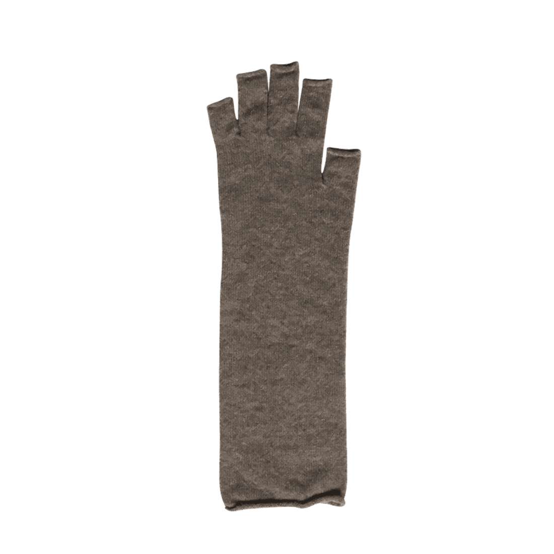TENI Lange Fingervanter - Uld - Mocha Brown (NK0114)