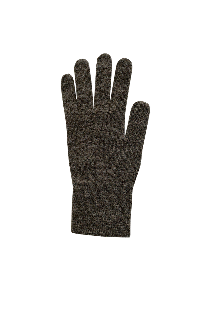brune merino uld handsker